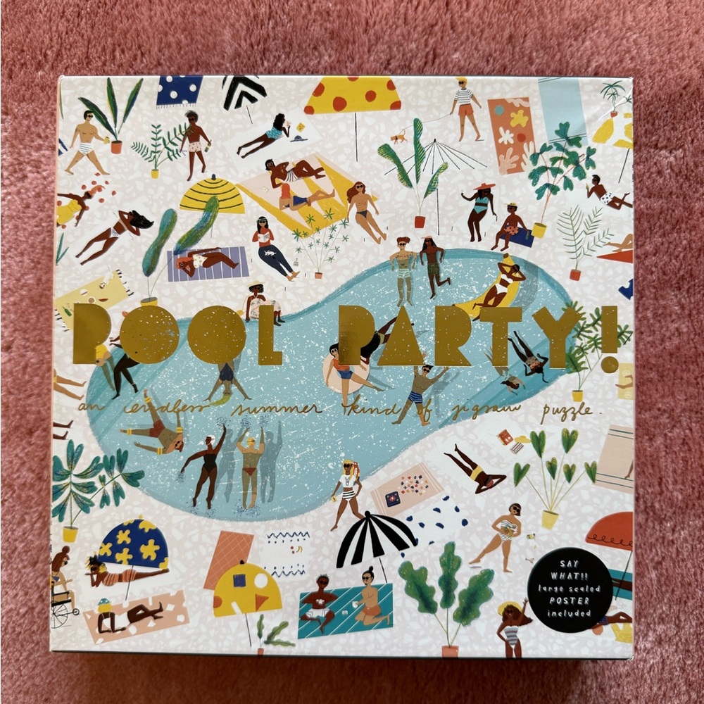 SOLD
Carolyn Suzuki Goods Pool Party 1000 piece puzzle - Picture 1 of 3